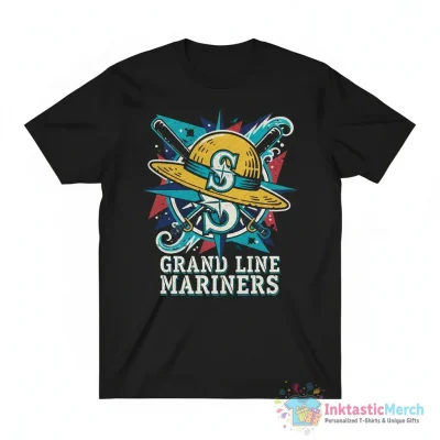 Seattle Mariners x One Piece hats shirt - High Quality Printed T-Shirt