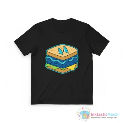 Shark Sandwich shirt - High Quality Printed T-Shirt