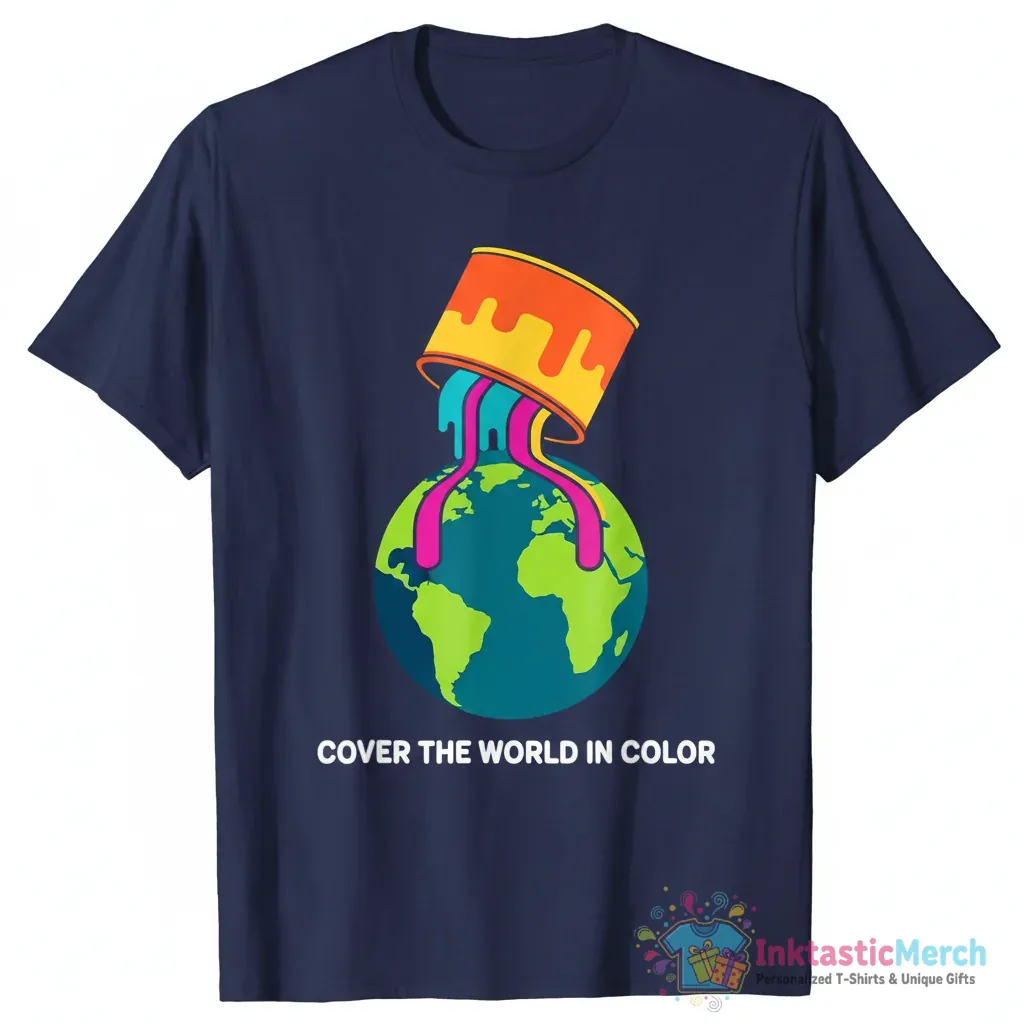 Sherwin Williams Cover the Earth logo shirt 1 Sherwin Williams Cover the Earth logo shirt - High Quality Printed T-Shirt