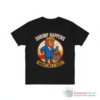 Shrimp bubba gumped Trump shirt - High Quality Printed T-Shirt