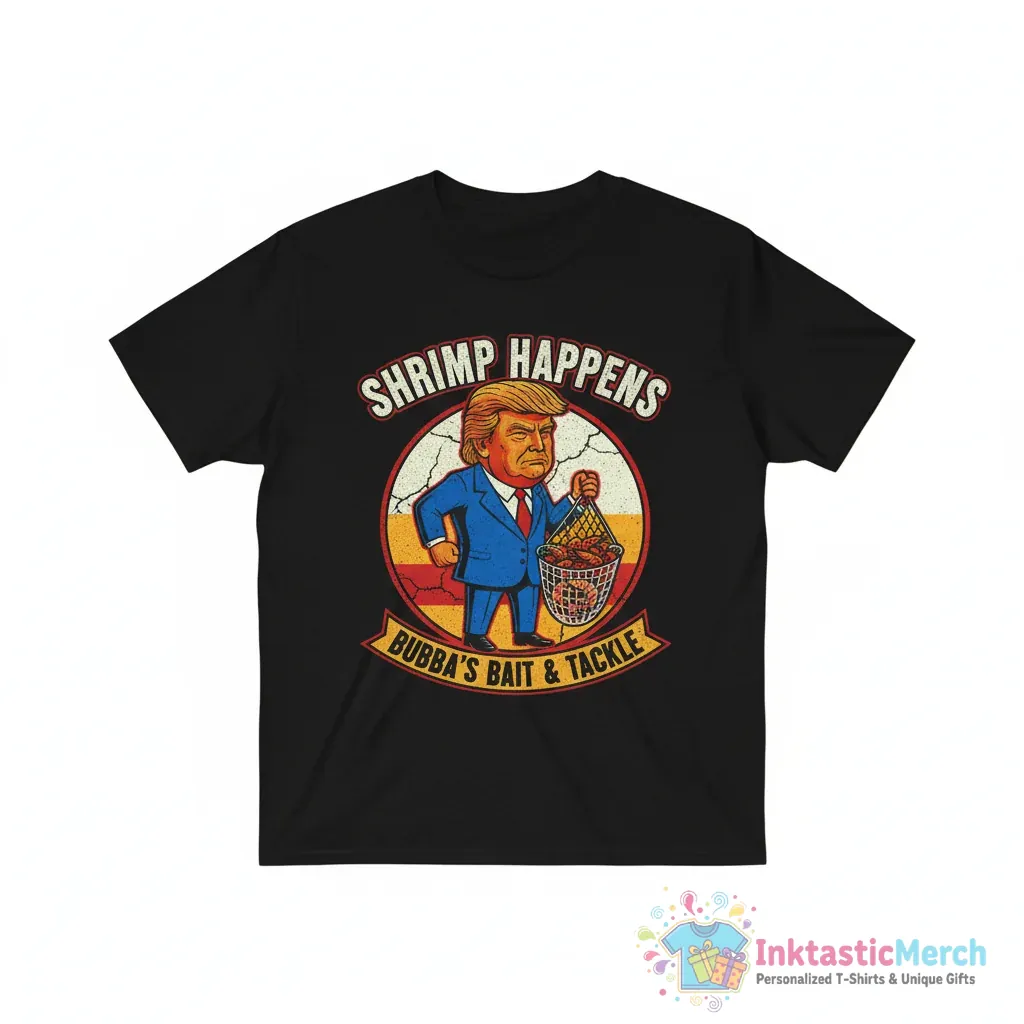 Shrimp bubba gumped Trump shirt 1 Shrimp bubba gumped Trump shirt - High Quality Printed T-Shirt