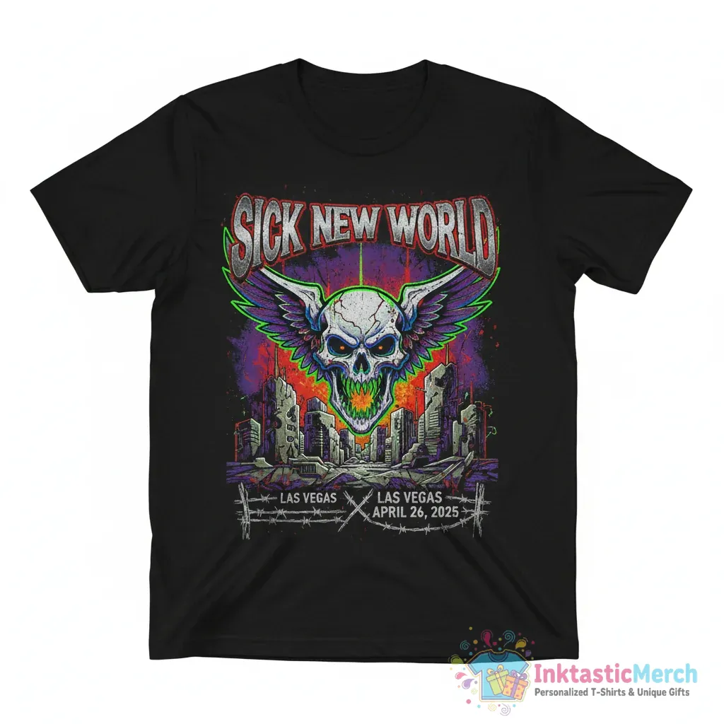 Sick New World Heavy Metal Concert shirt 1 Sick New World Heavy Metal Concert shirt - High Quality Printed T-Shirt
