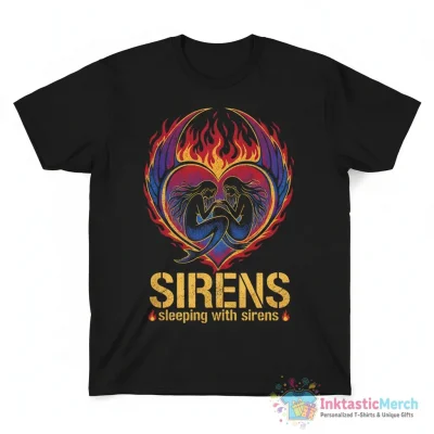 Sirens sleeping with sirens this should feel something like fire shirt - High Quality Printed T-Shirt