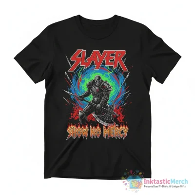 Slayer show no mercy shirt - High Quality Printed T-Shirt
