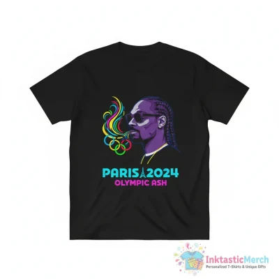 Snoop Dogg smoking Olympic ash Paris 2024 shirt - High Quality Printed T-Shirt