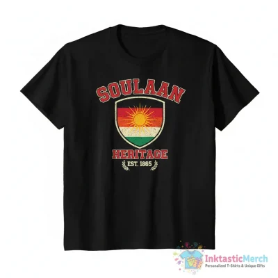 Soulaan Heritage Flag 1865 shirt - High Quality Printed T-Shirt