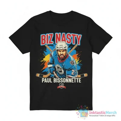 Spittin Chiclets x NHL Alumni Association Biz Nasty signature shirt - High Quality Printed T-Shirt