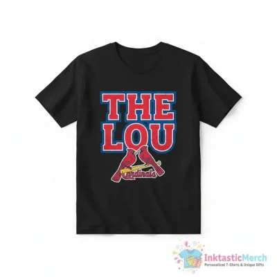 St Louis Cardinals the LOU logo shirt - High Quality Printed T-Shirt