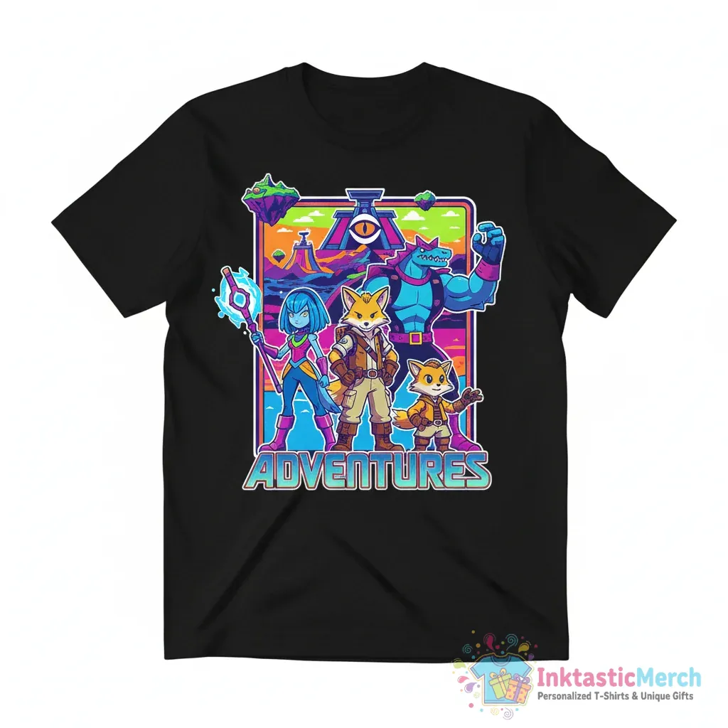 Star Fox Adventures characters shirt 1 Star Fox Adventures characters shirt - High Quality Printed T-Shirt