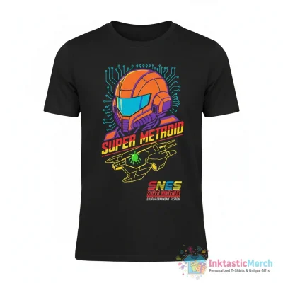 Super Metroid Super Nintendo Entertainment System shirt - High Quality Printed T-Shirt
