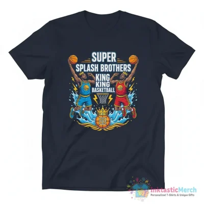 Super Splash Brothers King Basketball shirt - High Quality Printed T-Shirt