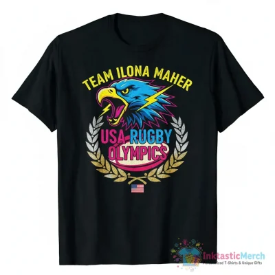 Team Ilona Maher USA Rugby Olympics Team USA shirt - High Quality Printed T-Shirt
