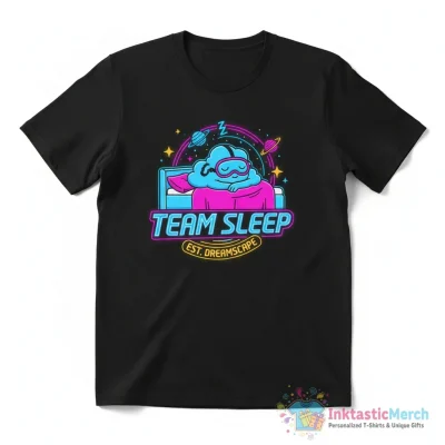 Team sleep retro shirt - High Quality Printed T-Shirt