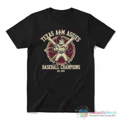 Texas A&M Aggies Champion Ol’ Sarge Baseball shirt - High Quality Printed T-Shirt