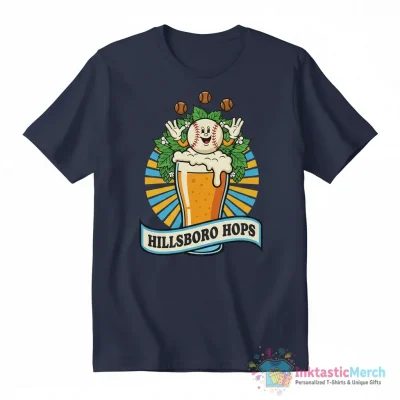 The Hillsboro Hops logo shirt - High Quality Printed T-Shirt