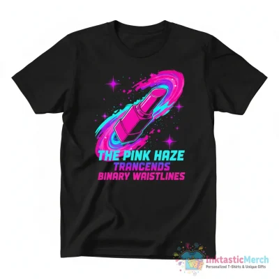 The pink opaque made me transgender shirt - High Quality Printed T-Shirt