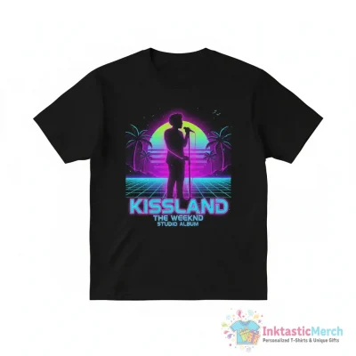 The Weeknd Kissland studio album poster shirt - High Quality Printed T-Shirt