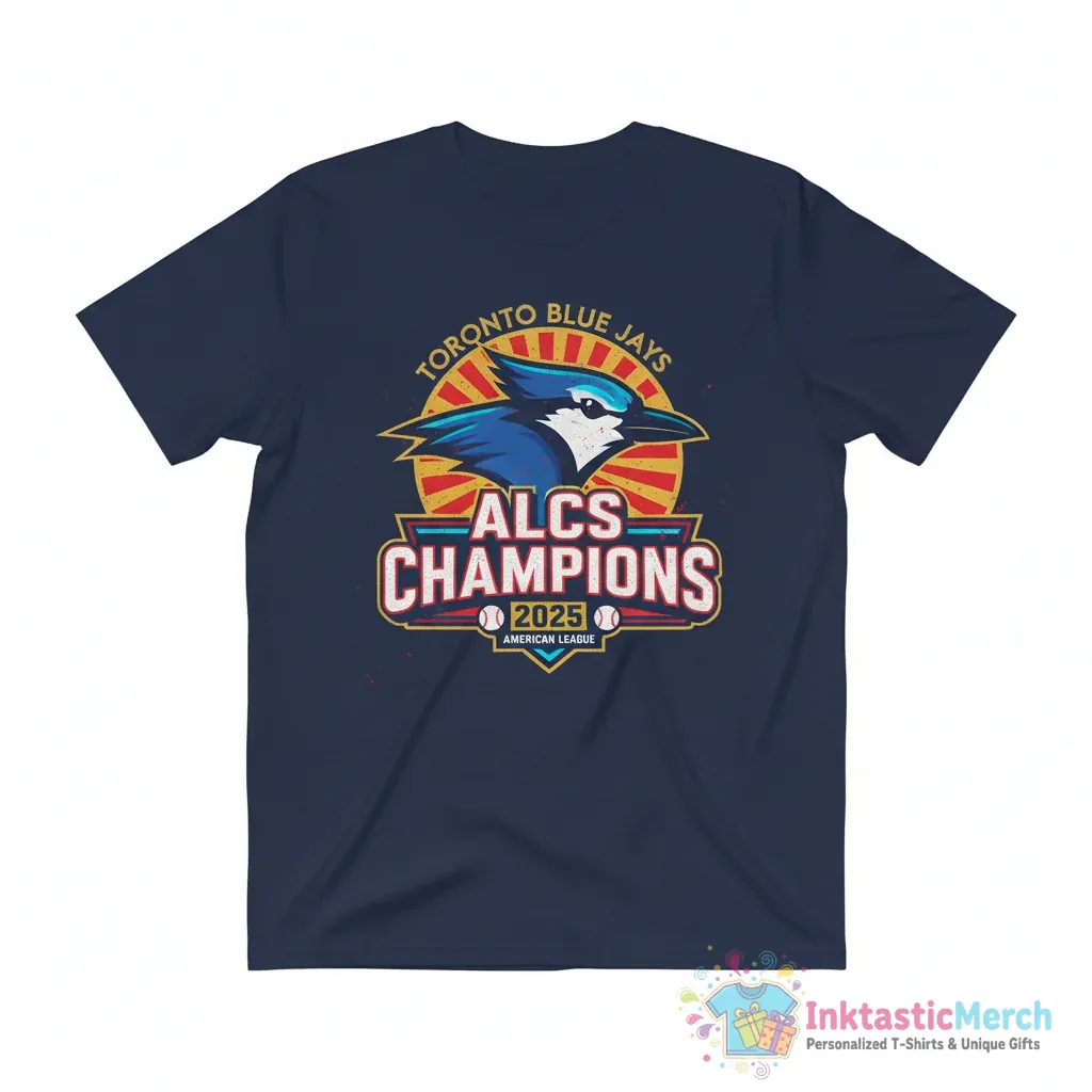 Toronto Blue Jays ALCS Champions 2025 MLB Baseball Shirt 1 Toronto Blue Jays ALCS Champions 2025 MLB Baseball Shirt - High Quality Printed T-Shirt