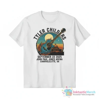 Tyler Childers Sep 22 2025 John Paul Jones Arena Charlottesville Virginia Event Shirt - High Quality Printed T-Shirt