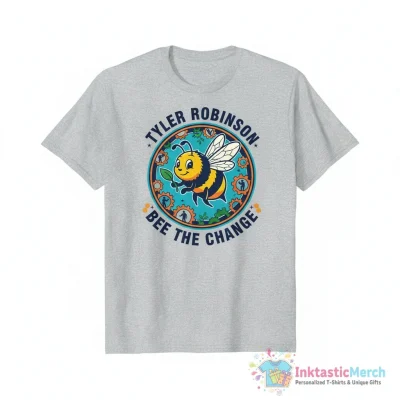 Tyler Robinson Bee The Change shirt - High Quality Printed T-Shirt