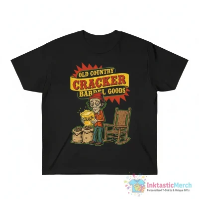 Tyrone Biggums cracker barrel parody logo shirt - High Quality Printed T-Shirt