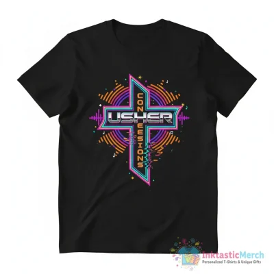 Usher Raymond IV Usher confessions cross shirt - High Quality Printed T-Shirt