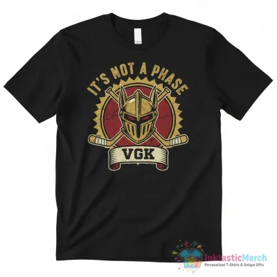 Vegas Golden Knights logo VGK it’s not a phase shirt - High Quality Printed T-Shirt