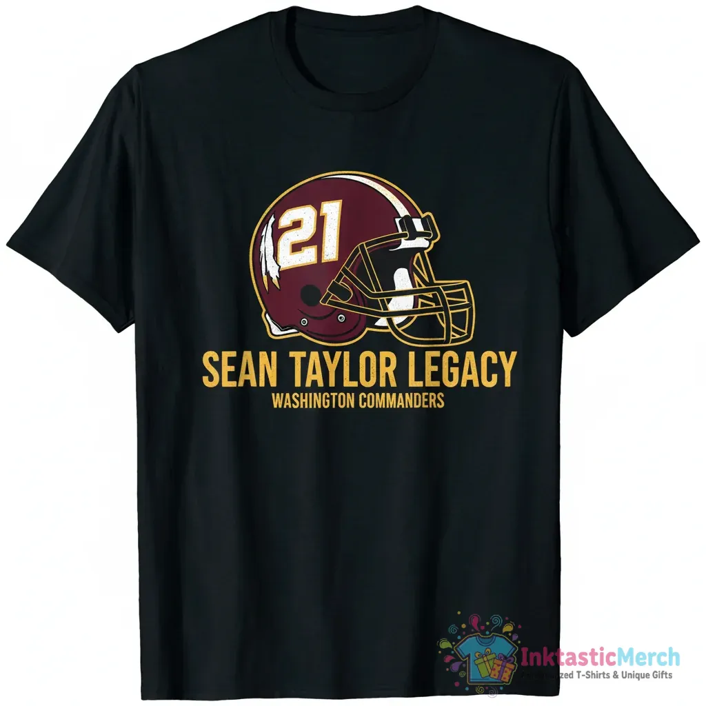 Washington Commanders Sean Taylor Legacy Project Helmet shirt 1 Washington Commanders Sean Taylor Legacy Project Helmet shirt - High Quality Printed T-Shirt