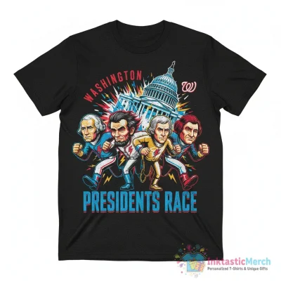 Washington Nationals Presidents Race Shirt - High Quality Printed T-Shirt