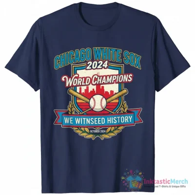 We Witnessed History Celebrating The 2024 Chicago White Sox shirt - High Quality Printed T-Shirt