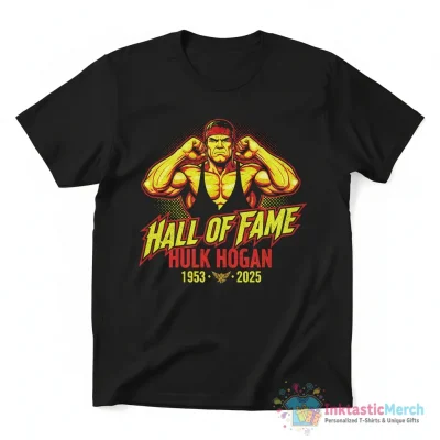 WWE Hall of Fame Hulk Hogan 1953 2025 shirt - High Quality Printed T-Shirt