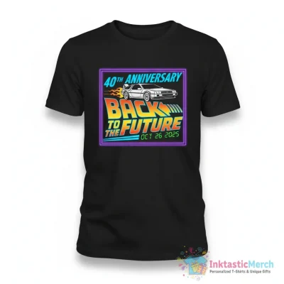 40Th Anniversary Back To The Future shirt - High Quality Printed T-Shirt