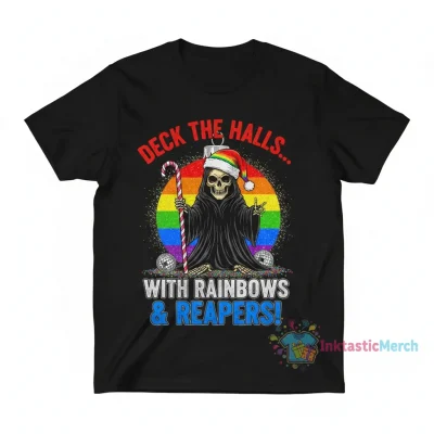 Grim Reaper Christmas Shirt - Gay Pride Apparel