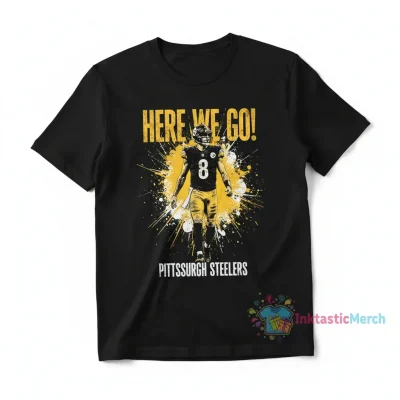 Aaron Rodgers Here We Go Pittsburgh Steelers T-Shirt