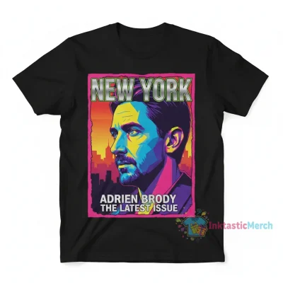 Adrien Brody New York Magazine Cover T-Shirt | Durable & Stylish