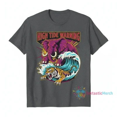 Alabama vs. LSU 'High Tide Warning' Mascot T-Shirt: Show Your Pride in Lasting Comfort