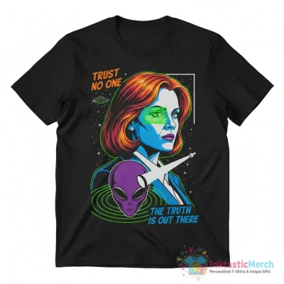 Alien-Hunting FBI Agent Costume Tee - Dana Scully, The X-Files, Halloween Costume, Cosplay Graphic T-Shirt