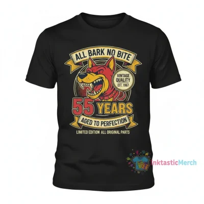 All Bark, No Bite: 55 Years of Perfection Tee