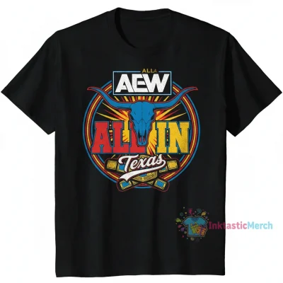 All Elite Wrestling AEW ALL IN Texas Logo T-Shirt