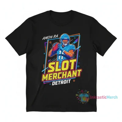 Amon-Ra St. Brown Slot Merchant Detroit Signature Tee