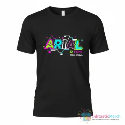 Arial arial 12 logo t shirt cheap free canva arial font Essential T-Shirt