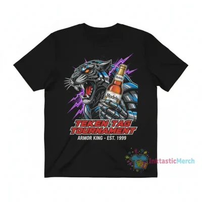 Armor King x Modelo beer Tekken Tag Tournament shirt