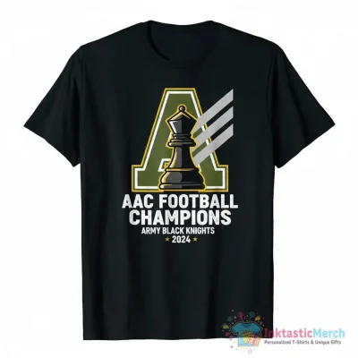 Army Black Knights Football Champions 2024 Go Army AAC shirt - High Quality Printed T-Shirt