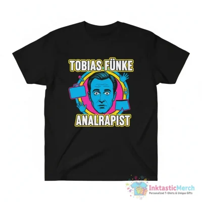 "Arrested Development Tobias Analrapist" Essential T-Shirt for Sale by thebcarts - High Quality Printed T-Shirt