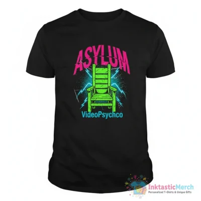 "Asylum logo" Essential T-Shirt for Sale by VideoPsycho - High Quality Printed T-Shirt