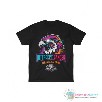 Atlanta Falcons Crucial Catch Intercept Cancer NFL 2024 shirt - High Quality Printed T-Shirt