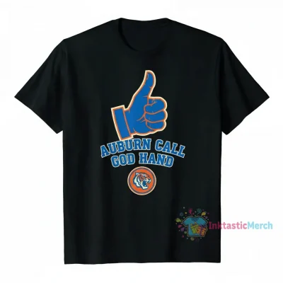 Auburn Call God Hand Sign Auburn shirt
