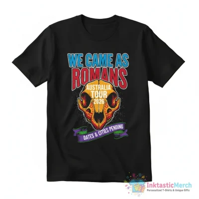 Australia Tour 2026 We Came As Romans Poster Shirt - High Quality Printed T-Shirt