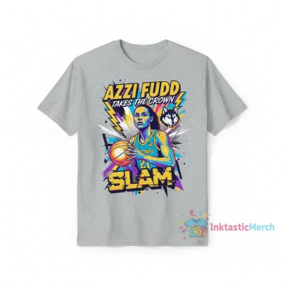 Azzi Fudd Takes The Crown UConn Huskies SLAM 259 T-Shirt