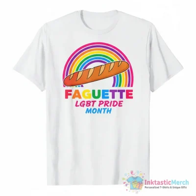 "Baguette Rainbow Faguette LGBT Pride Month" Essential T-Shirt for Sale by Cute-Collection - High Quality Printed T-Shirt